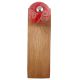 2 Pieces Red Calla Lily Brown Etched Ceramic Door Stopper